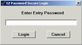 EZ Password Secure - Logging in